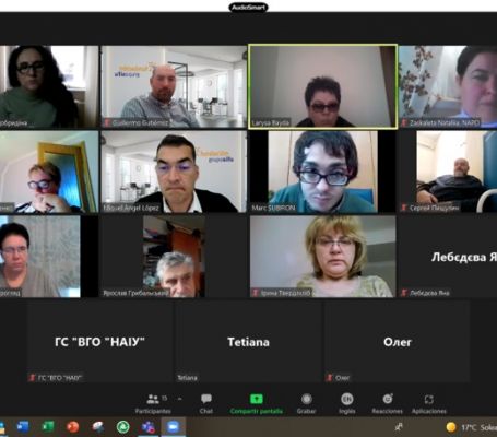 Reunión online con la Asamblea Nacional de Personas con Discapacidad de Ucrania